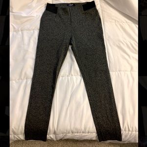 NWOT Ralph Lauren Chaps Dress Slacks Pants Marled Charcoal Black M 28